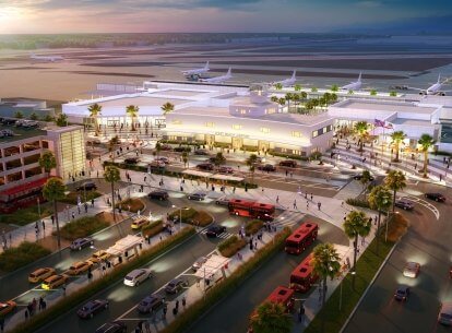 LGB Long Beach Airport Landside Improvements Aerial Large