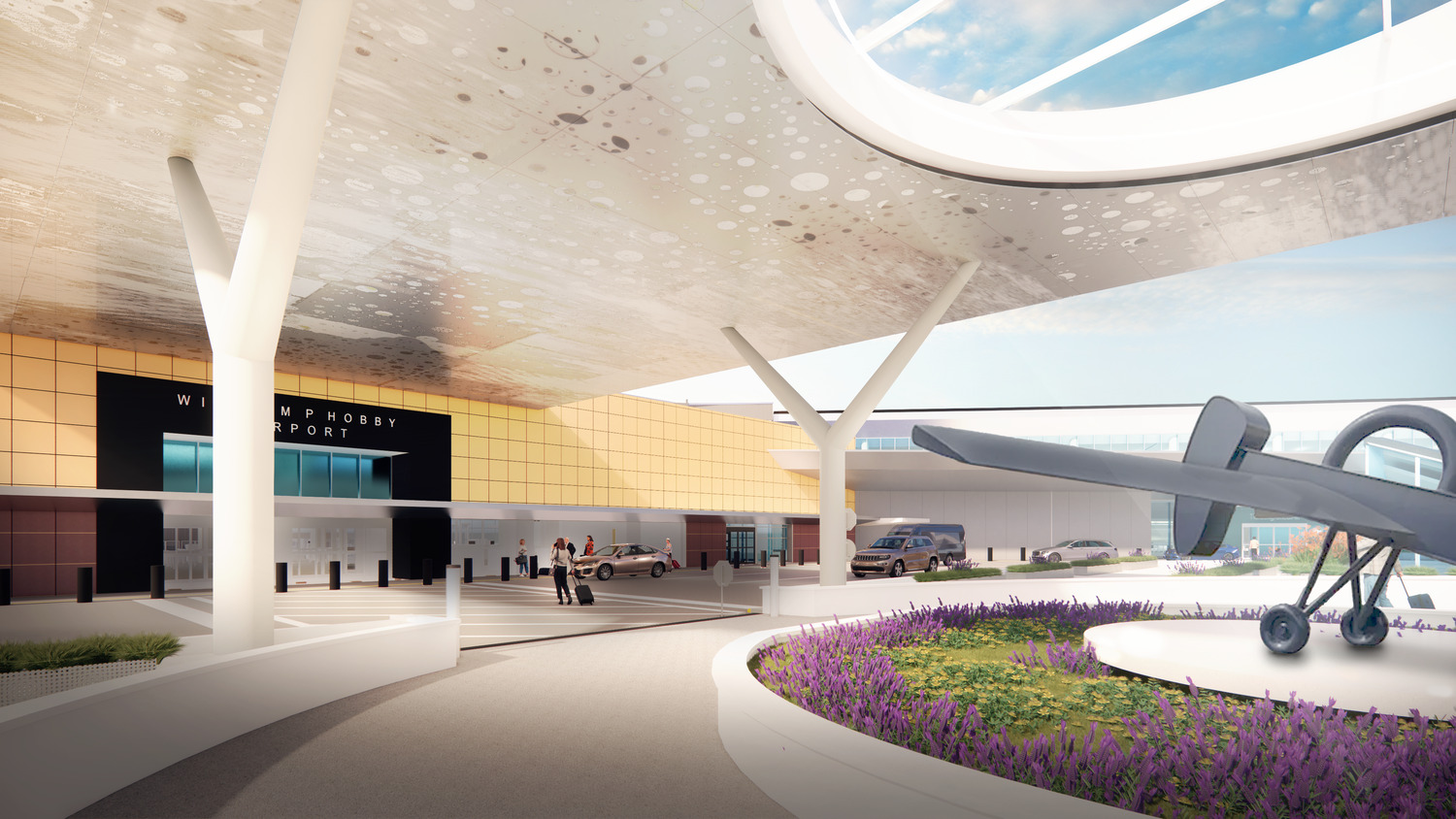 HOU West expansion entrance