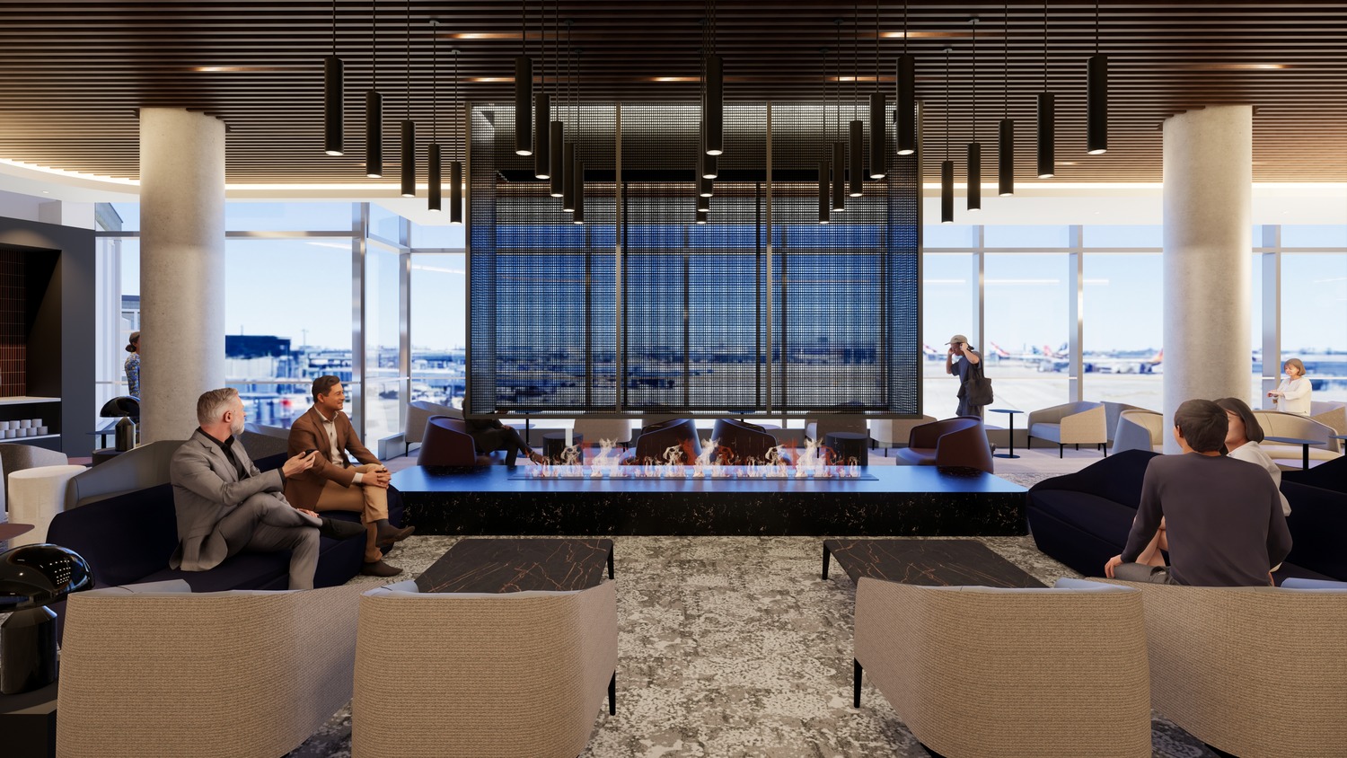 Admirals Club ORD rendering