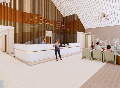 HCA Fort Worth Behavioral Health Hospital Lobby Reception Large