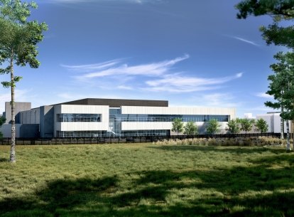 exterior view of data center
