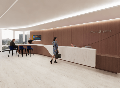 State Street Executive Floor Reception Desk
