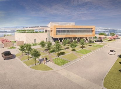 Donor Network West Front Render No Signage