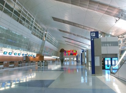 DFW Terminal D Ticketing Lobby