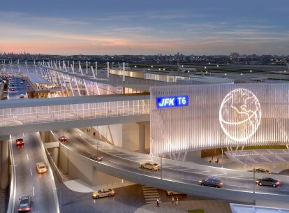 Image of JFK T6 from above