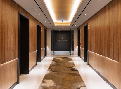 One Lincoln Center elevator entrance