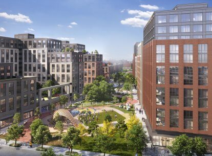 Kingsboro Place master planning rendering