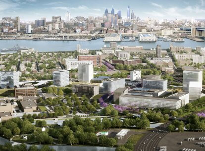 Campbell Soup Gateway master plan aerial view