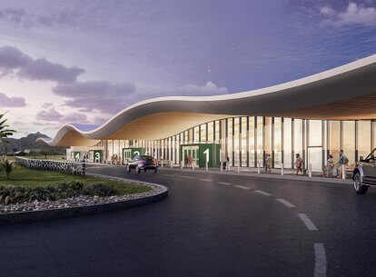 Pago Pago airport rendering