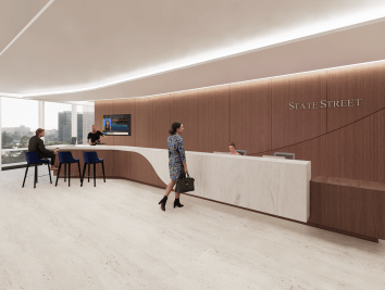 State Street Executive Floor Reception Desk