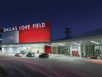 DAL Love Field Modernization Exterior night