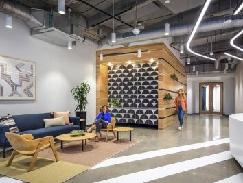 Confidential Technology Company Lobby