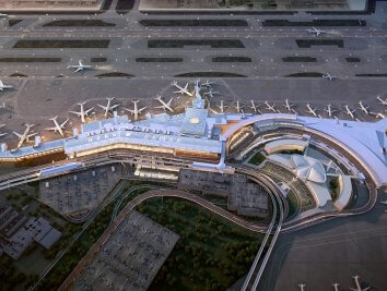 JFK T6 Aerial Rendering