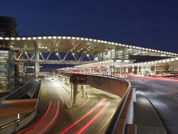 BNA Approach Photo at Night