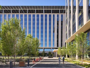 Wells Fargo exterior courtyard