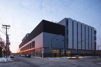 exterior view of data center