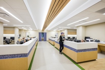 JPS Health Network Medical Home Clinic Reception Area Large