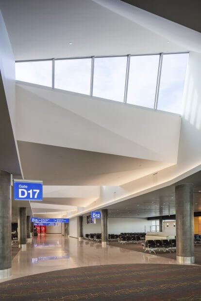 PHX Sky Harbor Airport Interior Sky Lights