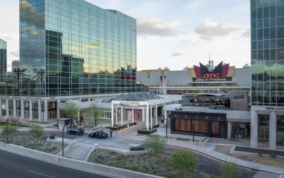 massive shopping and work space exterior view