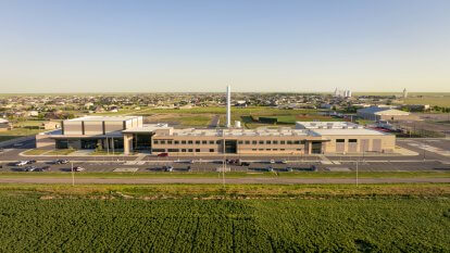 Bushland HS aerial view
