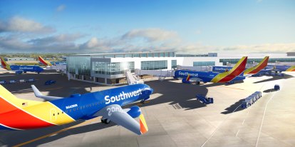 HOU West Concourse exterior rendering