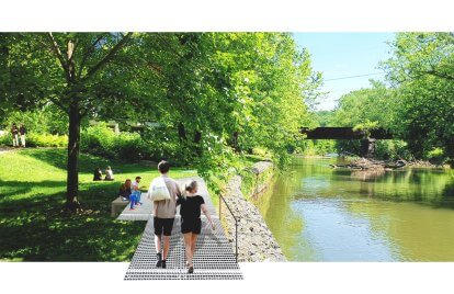 Brandywine Conservatory outdoor space