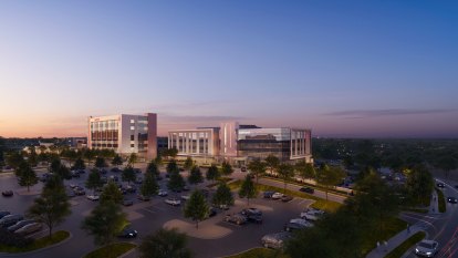 Saint Francis night rendering