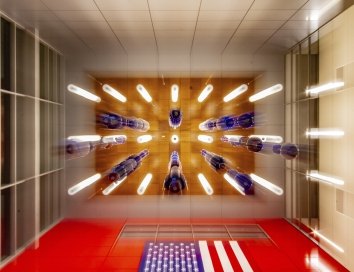 view of light fixture