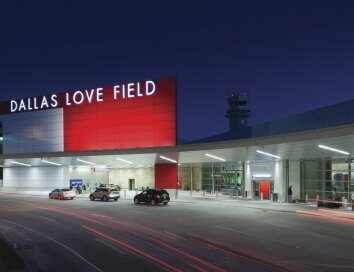 DAL Love Field Modernization Exterior night