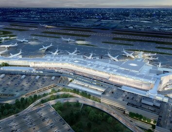 Aerial Shot of the new JFK T6 Redevelopment