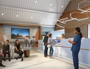 HCA Fort Worth Behavioral Health Hospital Lobby Reception Small