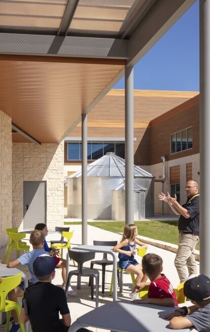 Cypress Springs Elementary School_water cistern