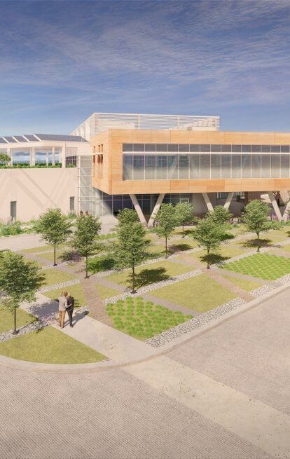 Donor Network West Front Render No Signage