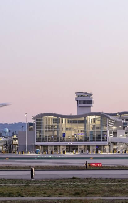 LAX MSC Exterior with plane