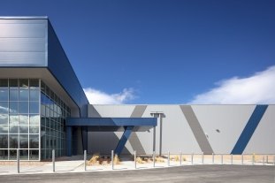 exterior view of data center