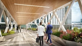 Wells Fargo Skybridge Interior