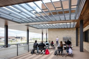 Panther Creek HS Balcony Learning Space