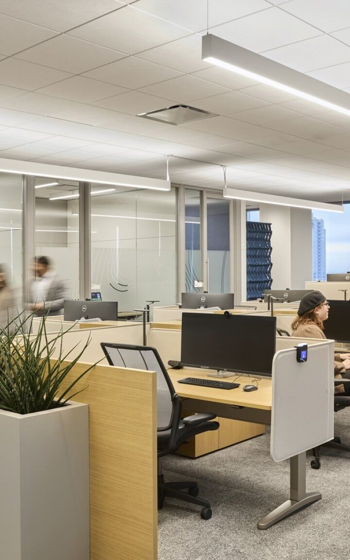 TIAA office desks