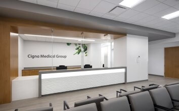 Cigna Medical Group SkySong Health Center TI Front Desk Small