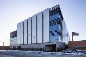 exterior view of data center