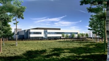 exterior view of data center