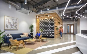 Confidential Technology Company Lobby