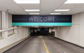 2401 Cedar Springs Signage