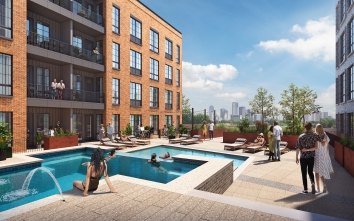 The Juniper Amenity Deck Pool