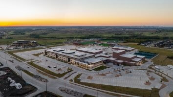 Aerial Shot of Panther Creek HS