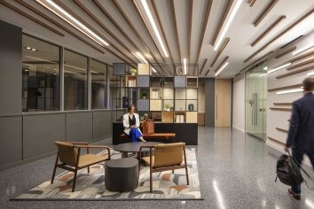 Financial Company Dallas_waiting area