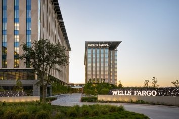 Wells Fargo dusk