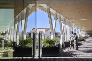 Wells Fargo skybridge