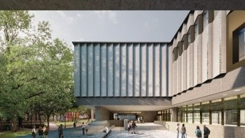 Princeton University art museum pavilion rendering