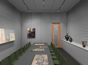 Princeton University art museum conference rendering